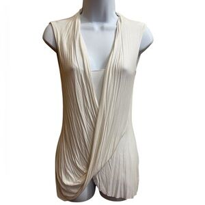 Bailey 44 crossover draped top off-white Size S
